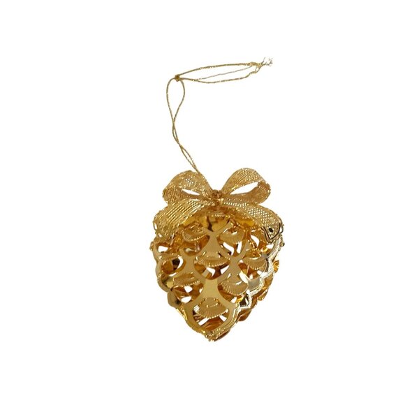 Danbury Mint 1998 Gold 23K Plated 3D Christmas 7 Ornaments - Picture 12 of 15